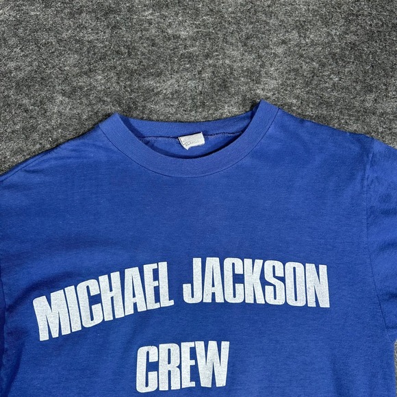 ULTRA RARE Michael Jackson Crew Pepsi Epic Tour T Shirt Mens XL Vintage 1988 - Picture 10 of 16